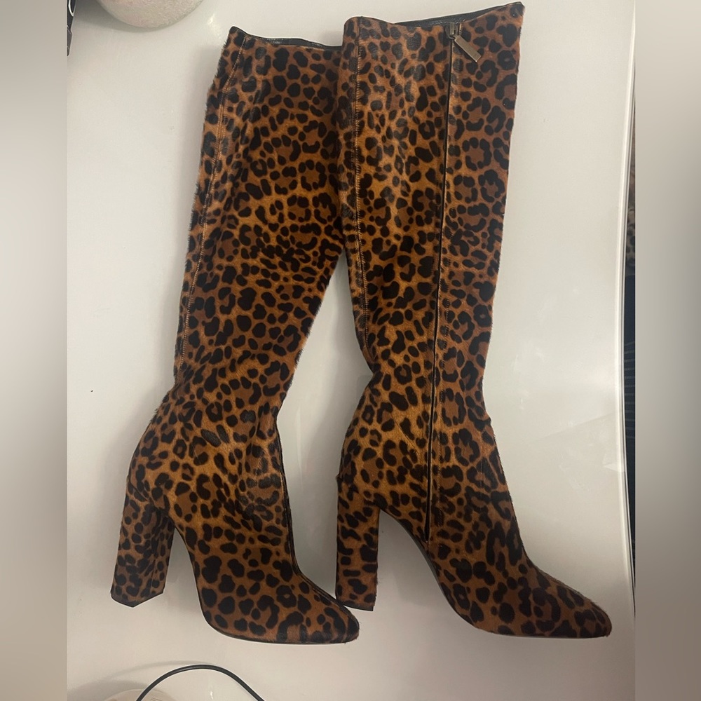 Saint Laurent Pony Hair Boots